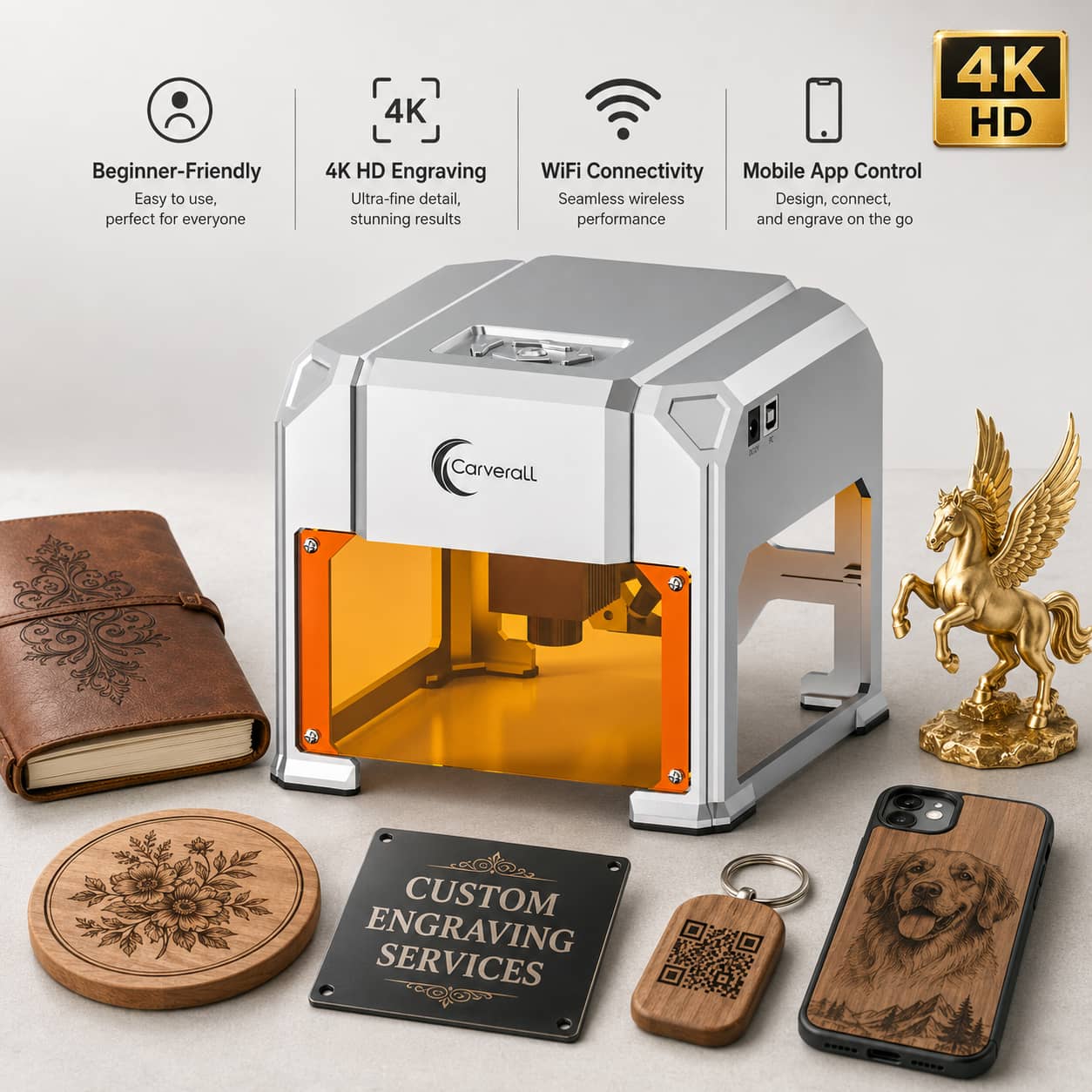 Leatherwork Machine - آلة نقش بالليزر من كارفرال، طراز