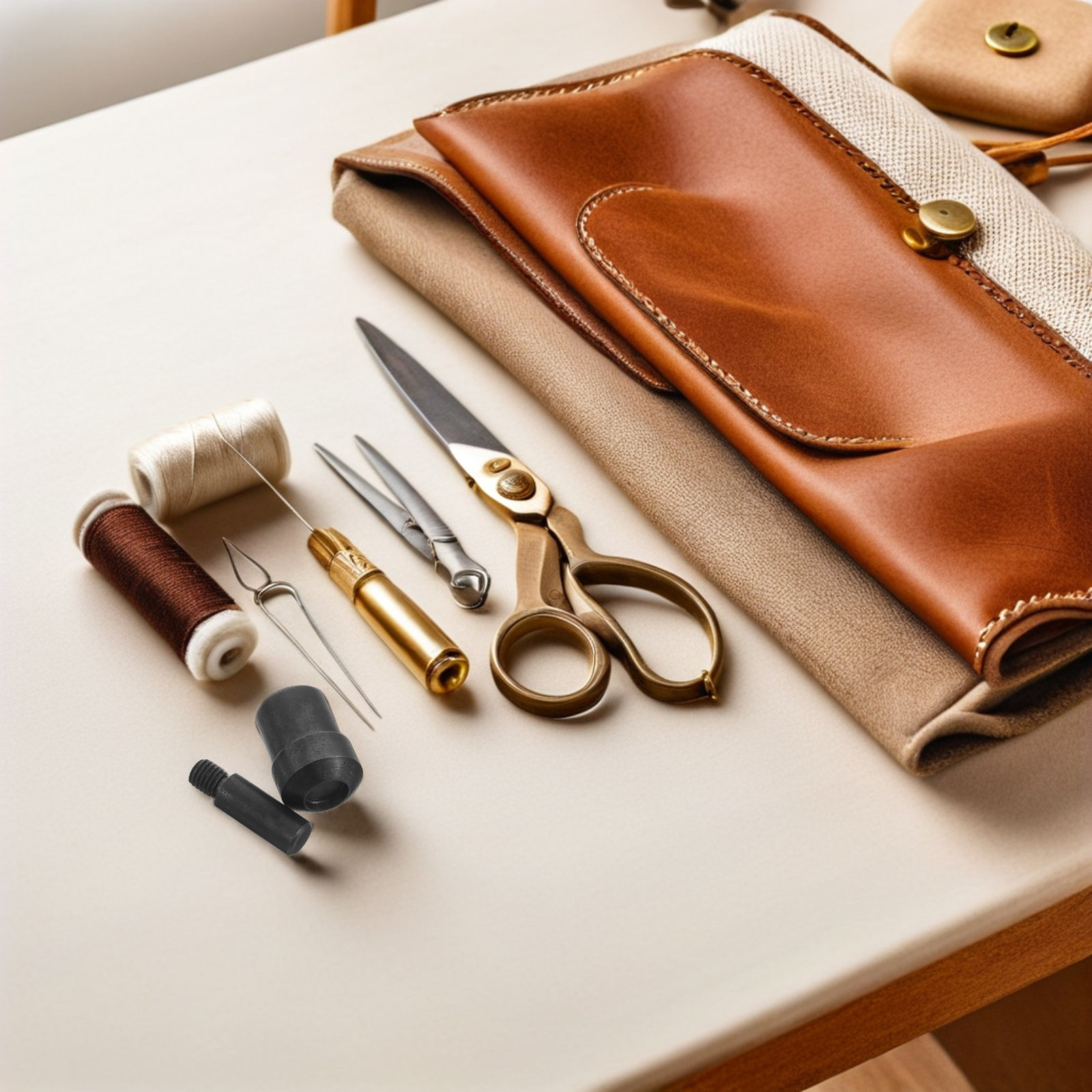 Leatherwork Hand Press - قطعتان من قوالب تثبيت المسامير، ملحق