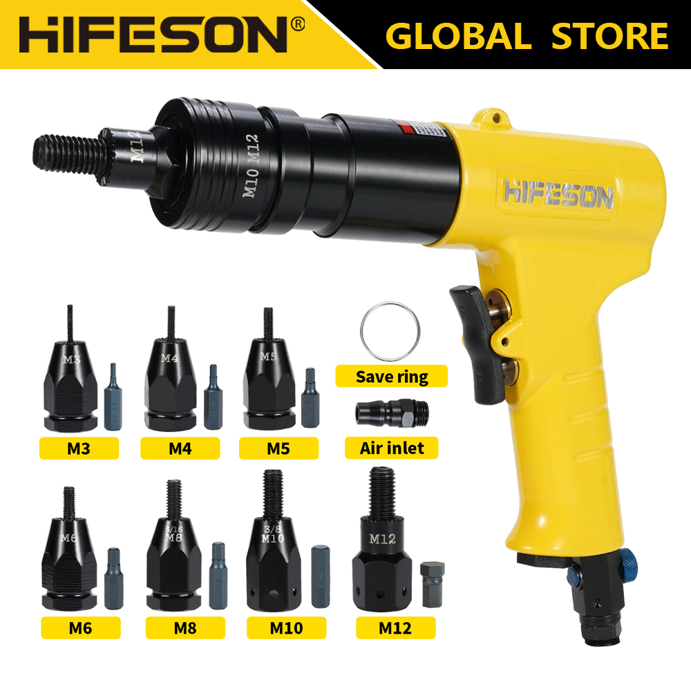 هوائي الهواء جوزة برْشام البنا - مراجعة Rivet Setter Tool وسعره