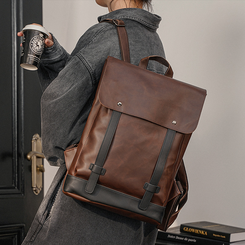 حقيبة ظهر جلدية عتيقة للرجال،  - مراجعة Leather Work Rucksack Mens وسعره