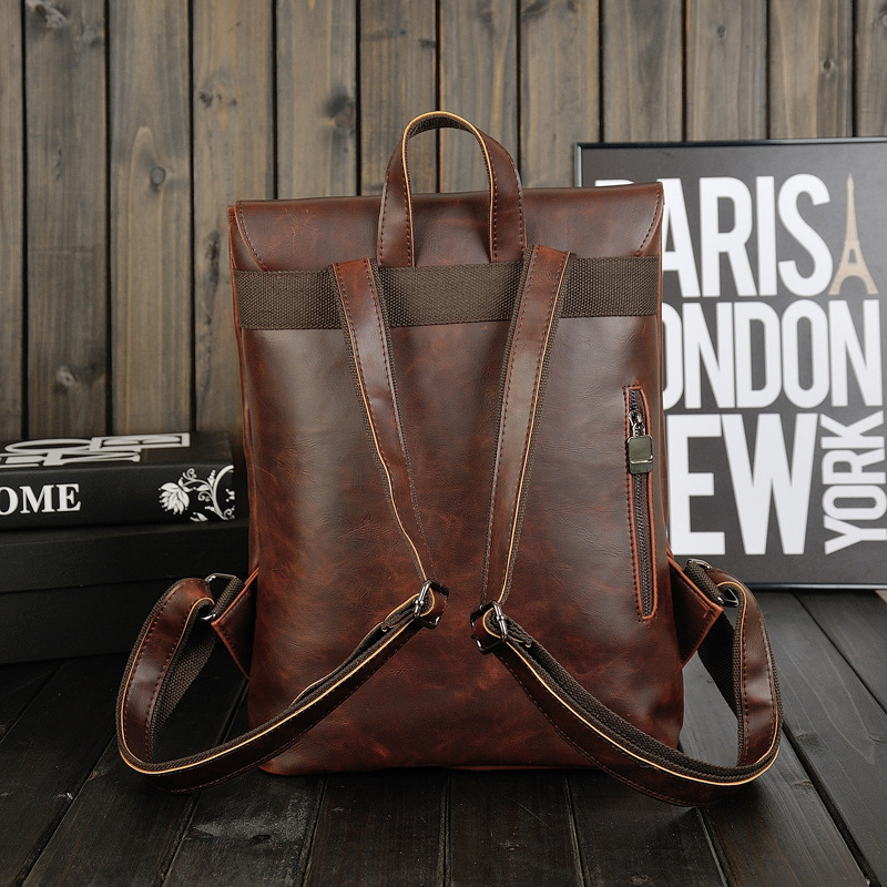حقيبة ظهر جلدية عتيقة للرجال،  - مراجعة Leather Work Rucksack Mens وسعره