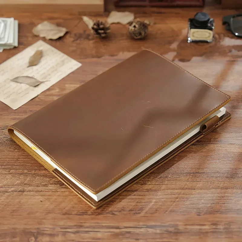 غلاف دفتر ملاحظات جلدي جديد بت - مراجعة Leather Work Diary Covers وسعره