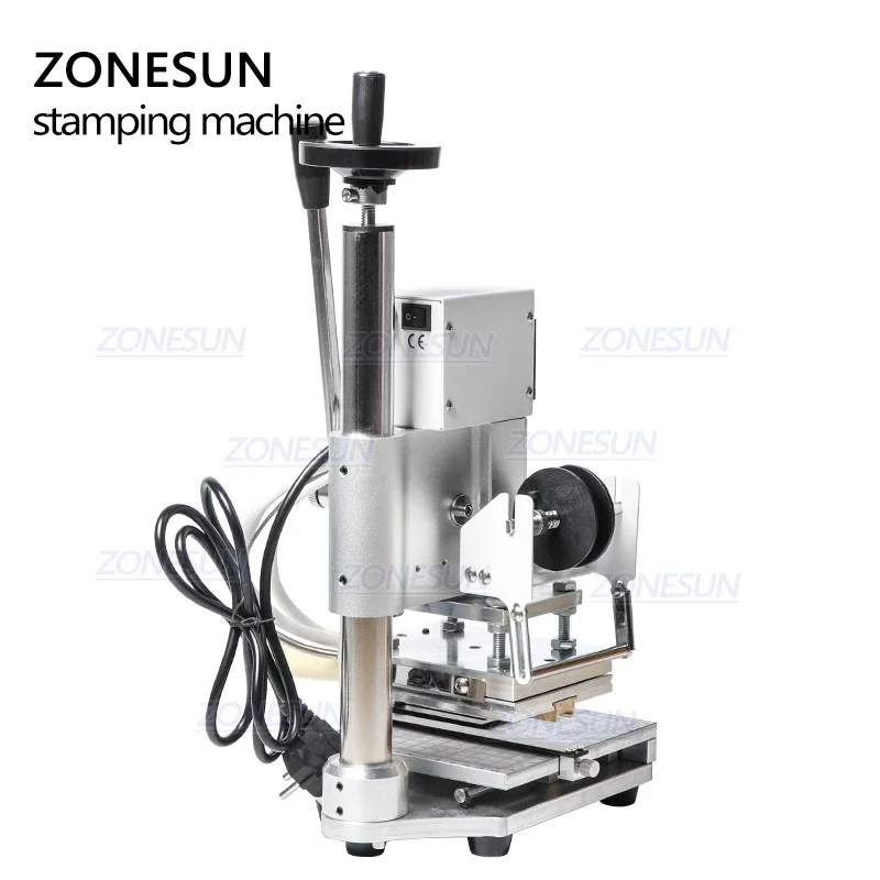 ZONESUN ZS110 الساخن احباط ختم - مراجعة Leatherwork Hand Press وسعره
