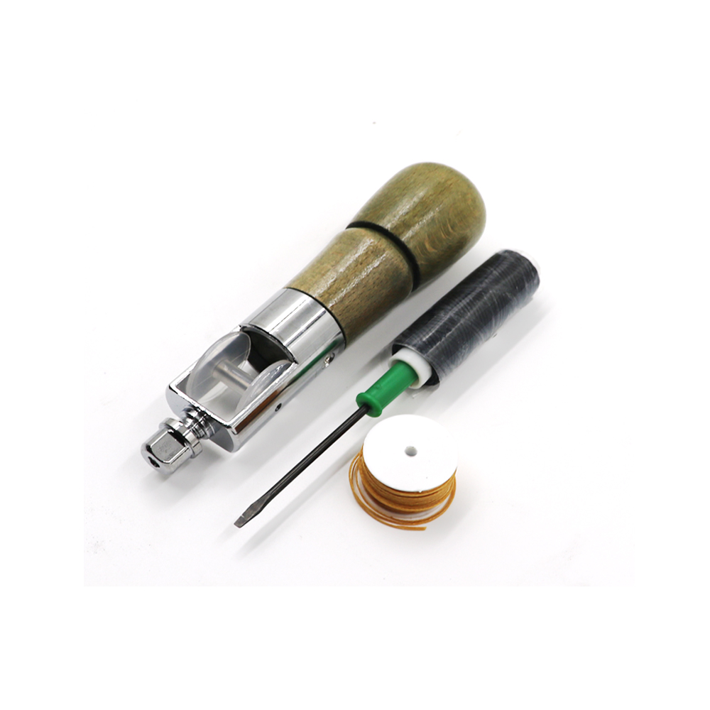 الجلود الخياطة Awl الموضوع عدة - مراجعة Leatherwork Machine وسعره