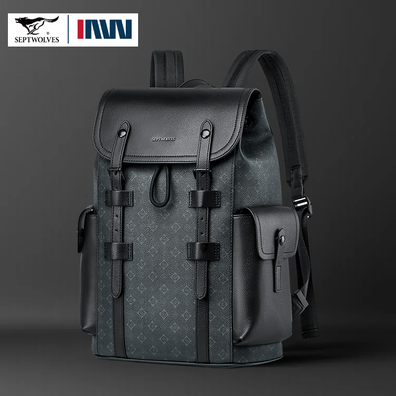 حقيبة ظهر جلدية مطبوعة عالية ا - مراجعة Leather Work Rucksack Mens وسعره